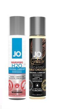 Набор лубрикантов System JO H2O WARMING (30 мл) + System JO Double Chocolate (30 мл) LB192 фото