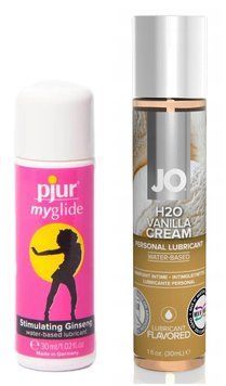 Набор лубрикантов pjur my glide 30 мл + System JO Vanilla Cream (30 мл) LB142 фото