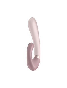 Смарт вібратор кролик із підігрівом Satisfyer Heat Wave Mauve SO6096 фото