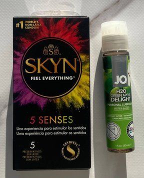 Комплект SKYN 5 Senses + Змазка System JO H2O &mdash; Green Apple (30 мл) SOS2169 фото
