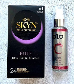 Комплект SKYN Elite 24 шт. + Лубрикант согревающий OLO 60 мл. SOS2319 фото