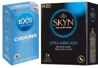 Набор с SKYN Extra Lube 24 шт + EXS Cooling. 12 шт SOS7962 фото