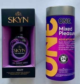 Набір ONE Mixed Pleasures 24 шт + Лубрикант Skyn All Night Long 80 мл на силіконовій основі SOS1225 фото