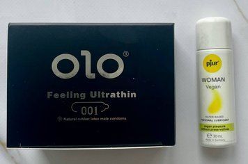 Набор OLO Feeling Ultrathin 001 10 шт + Лубрикант pjur Woman Vegan 30 мл SOS2019 фото