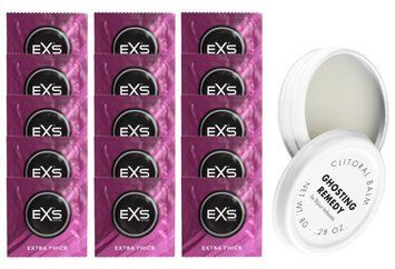 Комплект EXS Extra Thick 15 шт + Bijoux Indiscrets Ghosting Remedy SOS14685 фото