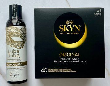 Набор Skyn ​​Original 40 шт. - Лубрикант ORGIE HUMAN LUBE intimate gel, 150 мл SOS2951 фото