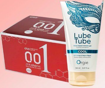Набор OLO возбуждающие 001 (красные) 10 штук+ Лубрикант LUBE TUBE COOL, 150 мл ORGIE SOS4618 фото