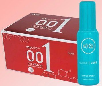 Набор OLO возбуждающий 001 (красный) 10 штук + Лубрикант EXS Clear Lube Water Based 100 мл SOS4658 фото