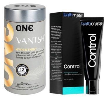 Набор из 12 шт ONE Vanish + Пролонгатор Bathmate Control (7 мл) SOS9214 фото