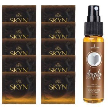 Комплект SKYN Passion Daiquiri 10 шт + Sensuva Deeply Love You Chocolate Coconut (29 мл) SOS13637 фото