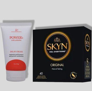 SKYN Original, 40 шт + Пролонгатор Doc Johnson Power Delay Cream 56 г SOS5240 фото