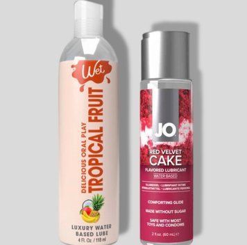 Wet Oral Play Tropical Explosion (118 мл) + JO Red Velvet Cake (60 мл) LB1023 фото