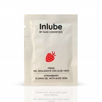 Съедобный лубрикант на водной основе вкус: клубника INLUBE, 5 мл Nuei (Испания) SNU513376 фото