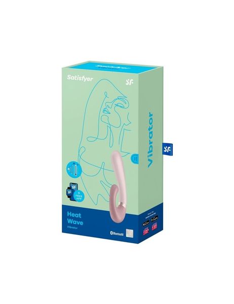 Смарт вибратор кролик с подогревом Satisfyer Heat Wave Mauve SO6096 фото