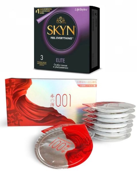 Набір : OLO Red Silver 10 шт та Skyn Elite 3 шт SOS26 фото