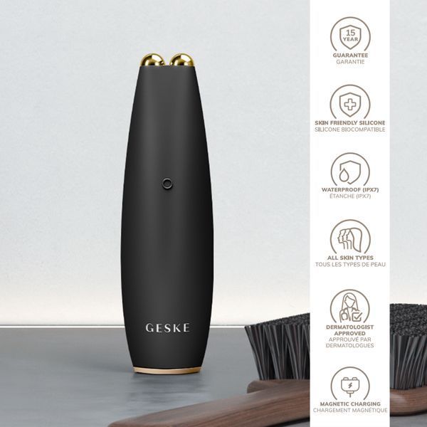 Микротоковая ручка для подтяжки лица GESKE MicroCurrent Face-Lift Pen 6в1 gray HB0119 фото