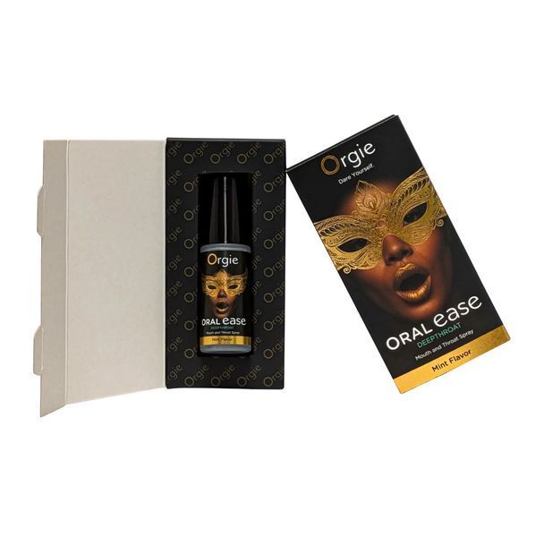 Спрей для глубокого минета Orgie &ndash; Oral Ease Deepthroat (15 мл), мятный, без анестетиков. SX2737 фото