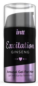 Хвилювальний гель Intt Excitation (15 мл) з екстрактом женьшеню, з ефектом вібрації SO2937 фото
