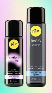 Набор лубрикантов pjur analyse me! Relaxing jojoba silicone 30 мл + pjur Basic waterbased 100 мл LB631 фото