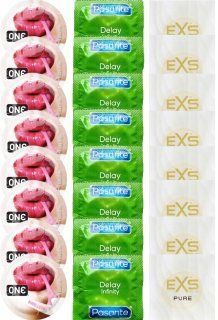 Набір 24 шт ONE Bubblegum + Delay Infinity + EXS Pure SOS7483 фото