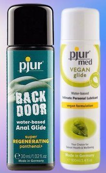 Набор лубрикантов pjur backdoor Regenerating 30 мл + pjur MED Vegan glide 100 мл LB460 фото