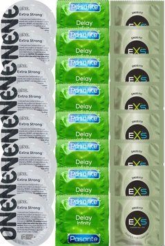 Набор 24 шт ONE Extra Strong + Delay Infinity + EXS Snug Fit SOS7335 фото