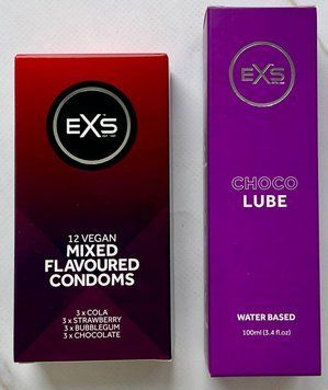 Набор EXS Mixed Flavoured 12 шт. + Лубрикант EXS Choco Lube 100 мл. SOS3230 фото