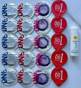 Набор 20 штук One, Olo + лубрикант pjur Woman Nude (30 мл) SOS3972 фото