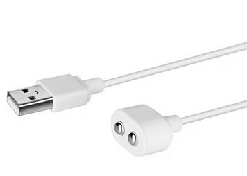Магнітний зарядний кабель для іграшок Satisfyer (USB Charging Cable), білий SO2868 фото
