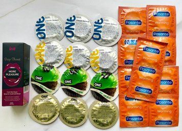 Набір 22 шт ONE Classic, Vanish, Flavor Waves , Super Studs - Pasante Warming + Intt Deep Throat Oral Spray (12 мл) SOS1770 фото