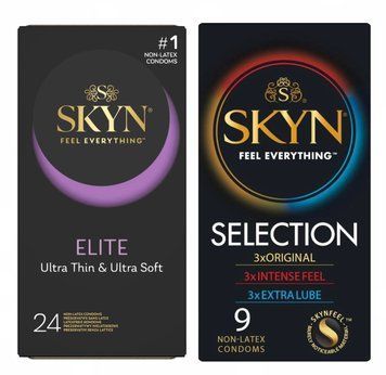 Набір : Skyn Selection 9 шт та SKYN Elite 24 шт SK61 фото