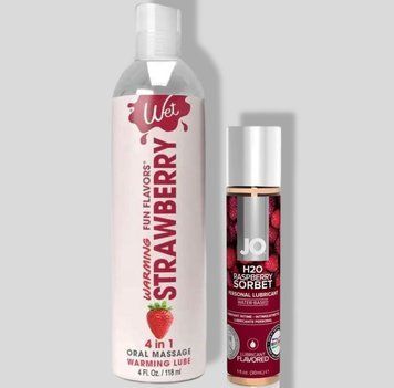 Wet Oral Play Strawberry (118 мл) + JO Raspberry Sorbet (30 мл) LB872 фото