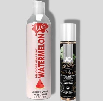 Wet Oral Play Watermelon (118 мл) + JO GELATO Mint Chocolate (30 мл) LB973 фото