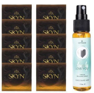 Комплект SKYN Passion Daiquiri 10 шт + Sensuva Deeply Love You Chocolate Mint (29 мл)  SOS13638 фото