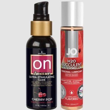 Sensuva Ultra-Stimulating On Insane Cherry Pop (57 мл) + JO Watermelon (30 мл) LB193 фото