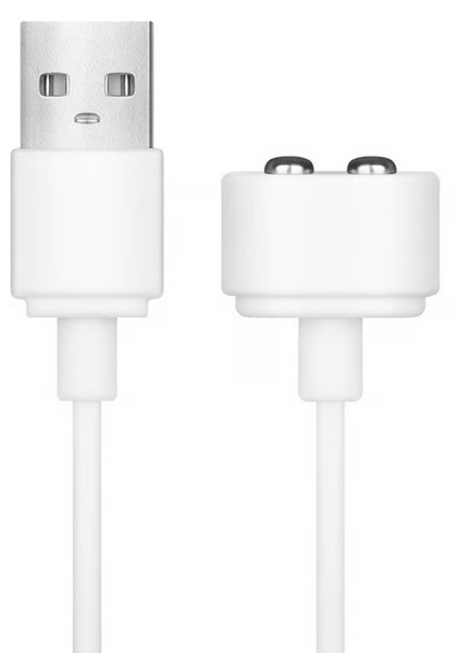 Магнітний зарядний кабель для іграшок Satisfyer (USB Charging Cable), білий SO2868 фото