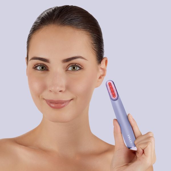 Устройство для укрепления и тонизации кожи лица с поворотной головкой GESKE Skin Firming Wand 7в1 purple HB0444 фото