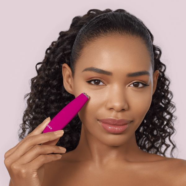 Микротоковая ручка для подтяжки лица GESKE MicroCurrent Face-Lift Pen 6в1 magenta HB0120 фото