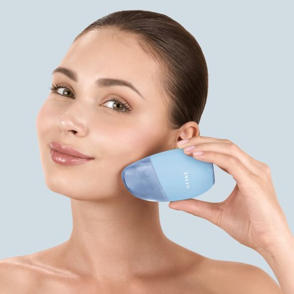 Массажер для лица GESKE Cool&Warm Eye and Face Massager 7в1 aquamarine HB0285 фото