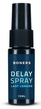 Пролонгуючий спрей для чоловіків Boners Delay Spray (15 мл) &mdash; для контролю над кульмінацією та тривалого задоволення SO8879 фото