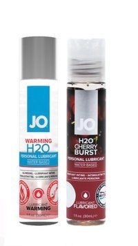 Набір лубрикантів System JO H2O WARMING (30 мл) + System JO H2O Cherry Burst (30 мл) LB194 фото