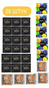 EXS та Skyn 28 шт : Delay Endurance, Bubblegum , Original SOS416 фото