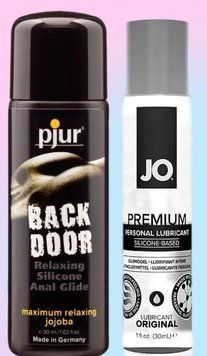 Набор лубрикантов pjur backdoor anal Relaxing jojoba silicone 30 мл + System JO PREMIUM ORIGINAL (30 мл) LB682 фото