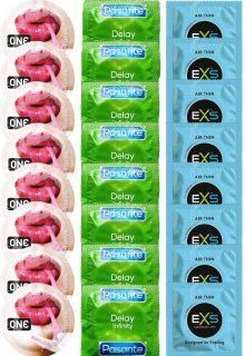 Набор 24 шт ONE Bubblegum + Delay Infinity + EXS Air Thin SOS7484 фото