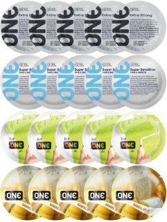 Набор с 20 шт ONE Extra strong + 𝐎𝐍𝐄 𝐒𝐮𝐩𝐞𝐫 𝐒𝐞𝐧𝐬𝐢𝐭𝐢𝐯𝐞 + ONE Color Sensations + ONE Banana Split SOS8191 фото