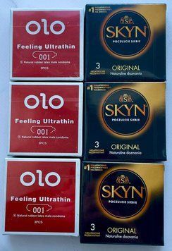 Набор 18 шт OLO возбуждающий 001 + Skyn ​​Original SOS3823 фото