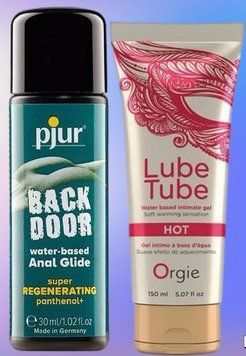 Набор лубрикантов pjur backdoor Regenerating 30 мл + LUBE TUBE HOT, 150 мл ORGIE LB461 фото