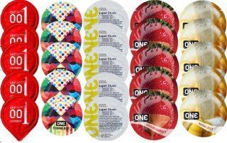 Набір з 25 шт OLORed0.01 + ONERibs + ONE Studs  + ONEChocolateStrawberry + ONEBanana SOS8753 фото