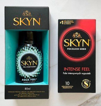 Комплект SKYN Intense Feel 10 шт + Лубрикант SKYN AQUA FEEL 80 мл SOS2071 фото