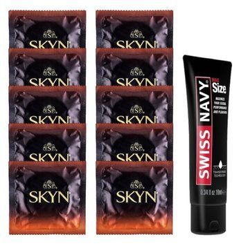 Комплект Skyn Warming 10 шт + Swiss Navy Max Size Gel (10 мл) SOS14457 фото